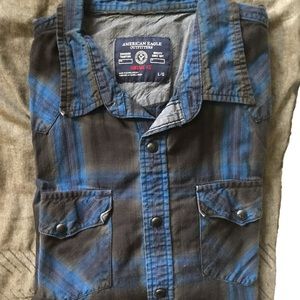 American Eagle Men’s Button Down Shirt | L